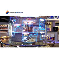 UHLED şeffaf Led Film şeffaf cam LED ekran LED kristal ince Film ekran şeffaf Film ekran cam
