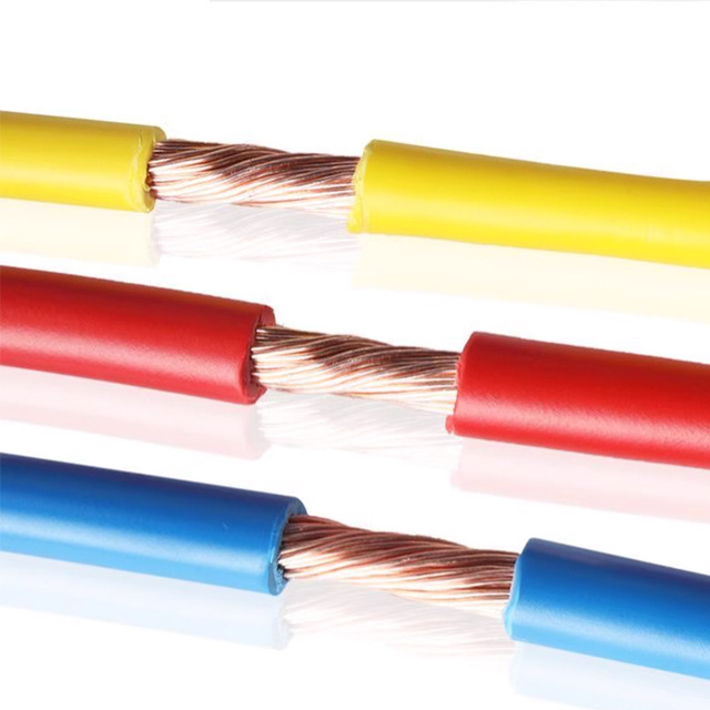 Quality Wholesale Industrial Copper PVC Insulated Low Voltage Flexible Single-Core Electric Cable