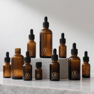 Wholesale Round Empty Glass Refill 30ml 50ml Perfume <b>Bottle</b> With <b>Box</b> Packaging - Product Image 6