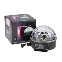 Projecteur de lumière DMX512 à six couleurs pour scène, discothèque, DJ, fête, lumière LED RGBYWP, projecteur magique en cristal