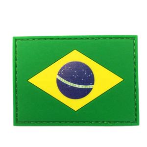 Настроить Флаг патч вашей собственной страны ПВХ Резиновый патч для одежды - Product Image 1