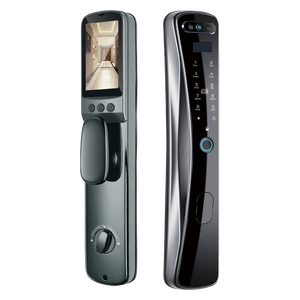Serrure Intelligente Trudian Contact TD-W2-B pour le Commerce Extérieur avec Reconnaissance Faciale, Empreinte Digitale, Clé, Œilleton en Alliage d'Aluminium 2MP et Contrôle via l'Application Tuya - Product Image 1