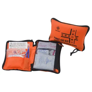 Custom Medical Mini First Aid Kit Nylon First Aid Bags Portable First Aid Survival Kit Logo customized