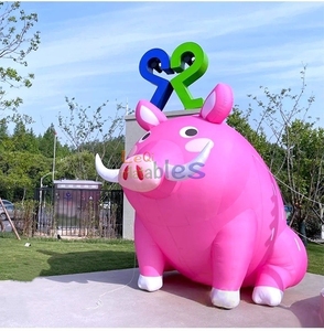 Modèle de ballon gonflable personnalisé en forme de <span class=keywords><strong>sanglier</strong></span>, personnage animal de dessin animé pour la publicité d'événements en centre commercial - Product Image 2