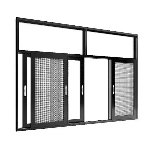 Aluminum Factory Window And Door Villas Prefab Houses Modern Clear Sale Black Green White Blue Chinese Customized Steel Germany