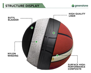 Ballon de <span class=keywords><strong>Basket</strong></span> de Style Molten Homologué FIBA pour l'Entraînement Hommes Femmes, Logo Personnalisé en PU, Tailles 5/6/7, pour l'Extérieur et l'Intérieur, Idéal pour les Équipes - Product Image 4