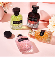 Parfum pour femme longue durée, vaporisateur de parfum à la rose en flacon de verre 50 ml, taille standard, senteur florale boisée, secret essentiel