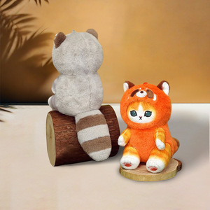 Bán Buôn Sang Trọng Mofusand Mèo Keychain Thú Nhồi Bông Túi Mặt Dây Chuyền Trẻ Em Món Quà Sinh Nhật Sang Trọng Fox Mèo Vòng Chìa Khóa - Product Image 5