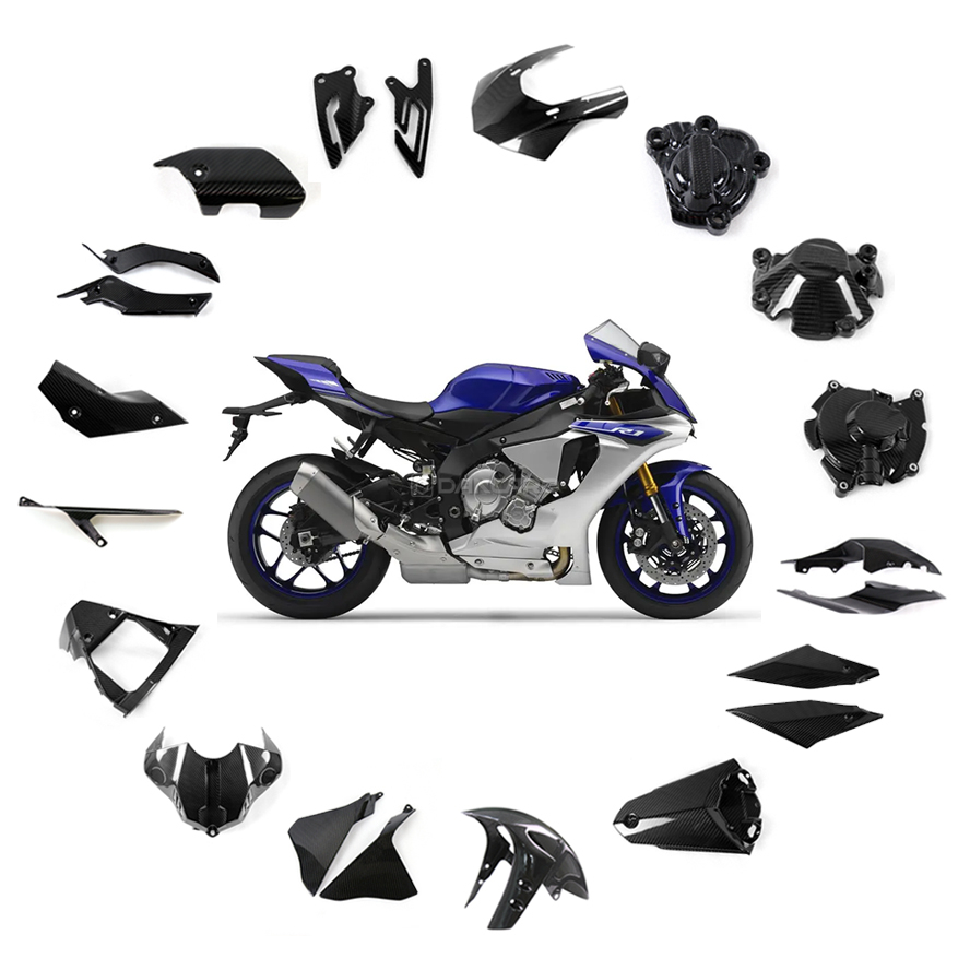 Unpainted Upper Front Cowl Fairing Nose Cover For Yamaha YZF R1 2012-2014 Models - ABS Plastic