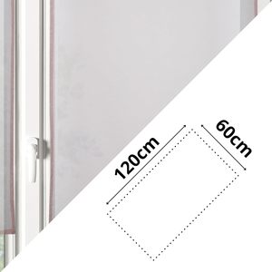 Rideaux mi-transparents en tissu, taille 60 x 120 cm, 100 % polyester, couleur Roselin, modèle <span class=keywords><strong>Monna</strong></span>, pour l'intimité et la transparence, unis, lavables - Product Image 4
