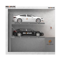 Système de stationnement de fosse en porte-à-faux à deux berlines Parking indépendant souterrain à 2 niveaux