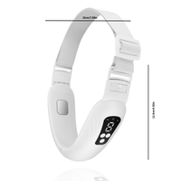Lampe vibrante portative pour affiner le visage et éliminer le double menton - Appareil de beauté à domicile alimenté par USB