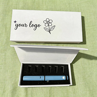 Étui cosmétique à fermeture magnétique, étui de voyage portable pour stylo à insuline avec logo personnalisé, coque rigide antichoc