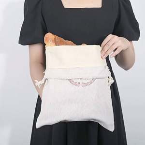 Bolsa de Almacenamiento de Alimentos de Algodón y Cera de Abeja Eficiente con Forro Interior Extraíble para la Frescura del Pan y Facilidad de Uso - Product Image 5