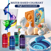 TIMESRUI 30 Couleurs Pigment Liquide à Base d'Eau Très Concentré à l'Oxyde de Fer pour Gypse, Ciment et Moules en Résine Écologique