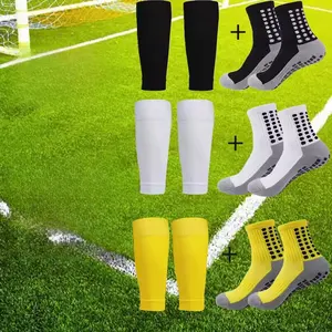 2024 nouvelles chaussettes de football multi-couleurs pour protège-tibia manches de veau chaussettes de compression de sport de football
