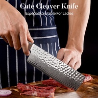 Couteau Nakiri en acier Damas forgé D-CY02, cœur en acier 10Cr15CoMoV à 67 couches, manche en bois d'ébène, couteau à légumes de cuisine tranchant