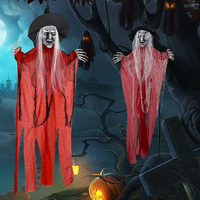 Modèle animatronique NED Moving Evil Ghost en plastique durable, certifié CE ISO9001, pour Halloween, maison hantée intérieure, escape room