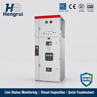 Armoire de commutation industrielle métallique isolée au gaz HXGN15-24 24kV 1250A, Panneau RMU, Armoire de mise à la terre sécurisée pour sous-station, Armoire d'indication de défaut