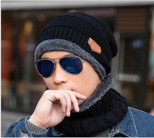 الجملة ترهل الاكريليك متماسكة الحرارية الرجال قبعة الصوف قبعة - Product Image 2