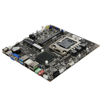 Carte Mère H81 Prise en Charge Processeurs Intel Core I3 I5 I7 de 4ème Génération DDR3*2 SATA2 LGA1150 Micro ATX FCC/CE/RoHS USB3.0 Max 16Go RAM Fabrication