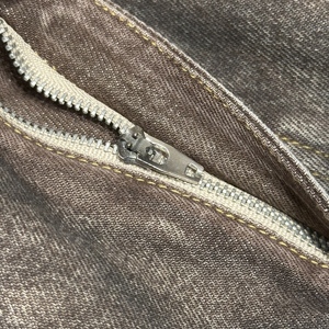 XUFEI diseño Original ropa de calle de alta calidad logotipo personalizado mono lavado para hombre Jean Homme Baggy Cargo marrón Denim <span class=keywords><strong>Jeans</strong></span> para hombres - Product Image 3