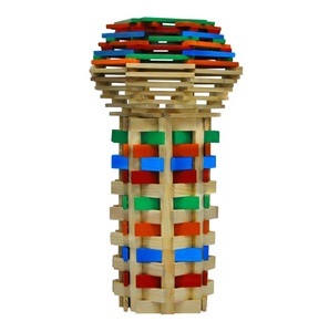 Gioco educativo per <span class=keywords><strong>prato</strong></span> all'aperto gigante Tumbling Block Tumble Tower legno 200 pezzi giocattoli in legno scatola dei colori legno Unisex 20 1000 set 3 + - Product Image 2