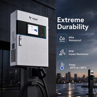 Nouvelle station de recharge rapide DC 30kW-40kW pour véhicules électriques avec CCS2 IP54, efficacité de 95%, câble de 5m pour véhicules électriques commerciaux