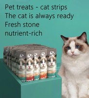 Premium katten snacks, veilig voor huisdieren, verpakt in een zakje