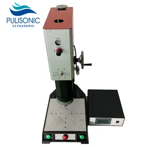 Mesin pemotong Las pita Pvc ultrasonik pneumatik 2000W menyediakan pabrik untuk pita Velcro