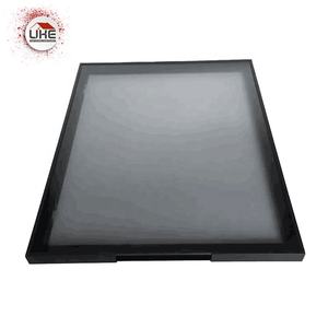 กรอบประตูตู้อลูมิเนียมสีดำทรงสี่เหลี่ยมแบบรีดขึ้นรูปพร้อมมือจับในตัวจาก Foshan Glass Front - Product Image 5