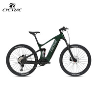 Bicicleta Eléctrica de Montaña Cyctrac Em10 de Carbono con Sistema de Accionamiento Bafang, Pantalla de Control LED Integrada, Suspensión Completa, 48v 750w
