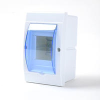 Boîte de distribution électrique en plastique ABS pour usage extérieur, boîte de disjoncteur pour disjoncteur mural intérieur