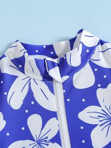 <span class=keywords><strong>Combinaison</strong></span> pour bébé fille, col montant, motif floral, spandex/polyester, <span class=keywords><strong>combinaison</strong></span> à volants en deux pièces, <span class=keywords><strong>maillot</strong></span> <span class=keywords><strong>de</strong></span> <span class=keywords><strong>bain</strong></span>, modèle AL387 - Product Image 4