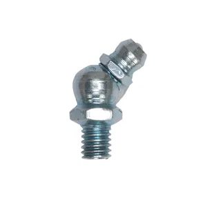 Grease Zerk Stainless Steel M8*1 Grease Nipple 45-Degree Grease Fitting 9mm Nickel Plated Galvanized