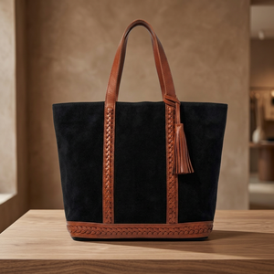 BS INTERNATIONAL Bolso de Mano Casual de Lujo para Mujer, 100% Cuero Original, Estilo Tradicional Indio, Impermeable, Duradero, Gran Capacidad - Product Image 4