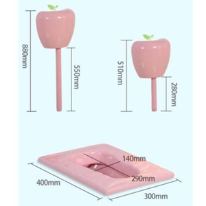 Vendita calda kid bagno wc sanitari in ceramica colorata per bambini <span class=keywords><strong>squat</strong></span> pan - Product Image 5