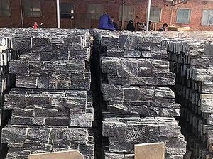 Revêtement mural en pierre naturelle grise en béton bon marché pour l'intérieur/l'<span class=keywords><strong>extérieur</strong></span>, panneau mural en pierre naturelle, <span class=keywords><strong>ardoise</strong></span> en ciment noir, caractéristiques de la culture, vente - Product Image 5