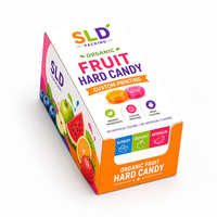 Boîte de présentation en carton personnalisée pour bonbons durs, présentoir de comptoir PDQ, écologique, fabriquée sur mesure