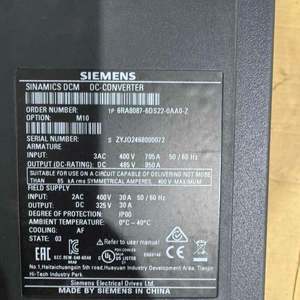 ตัวแปลงสัญญาณ SINAMICS DCM รุ่นใหม่ 6RA8087-6FS22-0AA0 ตัวควบคุมไดรฟ์อุตสาหกรรม มีสินค้าในสต็อก - Product Image 3