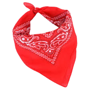 ผ้าพันคอสี่เหลี่ยมสีแดงลายพิมพ์น่ารักแบบกำหนดเองเป็นมิตรกับสิ่งแวดล้อมสำหรับผู้หญิง ขายส่ง ทำจากผ้าฝ้ายนำกลับมาใช้ใหม่และรีไซเคิลได้ - Product Image 1