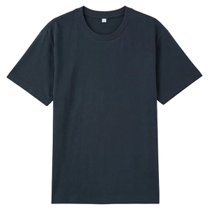 T-shirt d'été en coton pour homme, <span class=keywords><strong>simple</strong></span>, basique, décontracté, sportif, anti-boulochage, respirant - Product Image 6