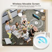 Écran LCD intelligent portable de 21,5 pouces, 24 pouces, 32 pouces, écran tactile 1080p, Android 12, signalisation numérique publicitaire pour vitrine