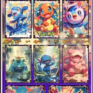 YZ Samlekort Pokemoned Trading Card Boîte-cadeau chinoise Original Pikach et ses amis Sixième tour Carte en feuille de collection en gros - Product Image 3