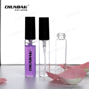 Botella de prueba de perfume de muestra pequeña vacía original Botellas de vidrio de 1ml a 6ml con logotipo personalizable - Product Image 1