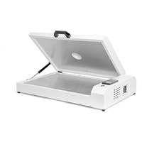 Horno Secador DTF de Doble Calentamiento, Tamaños A3+ y A2 Disponibles para la Termofusión del Adhesivo de Película PET DTF