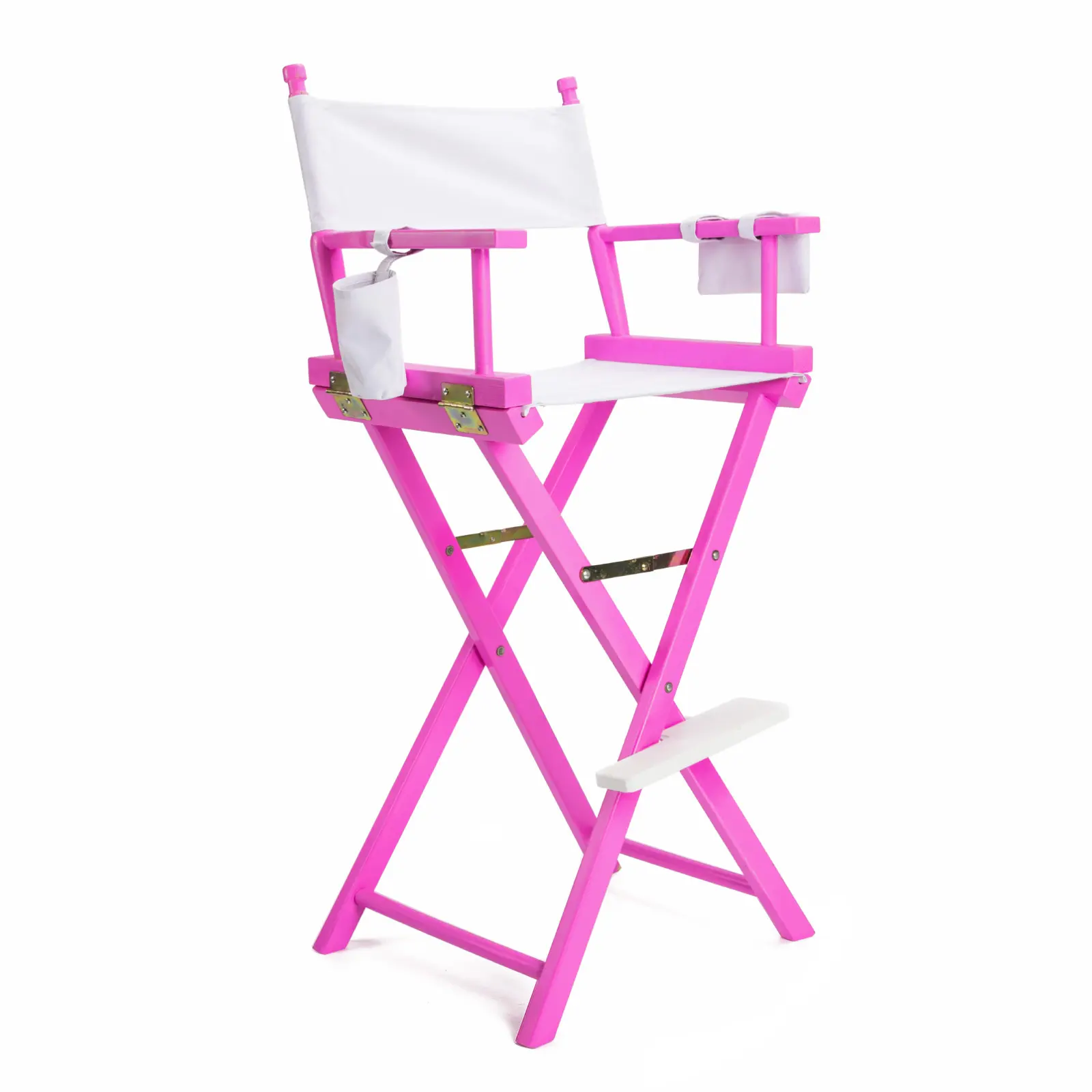 Fabricant de chaises de maquillage roses portables et personnalisées Table de salon de beauté pliable avec fonctions de massage Réalisateurs de studios de cinéma