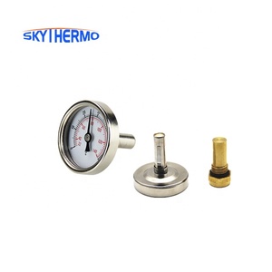 <span class=keywords><strong>Termometro</strong></span> Bimetallico D40mm con Cassa in Ferro o Acciaio Inox per Testare la Temperatura dell'Acqua, Ampiamente Utilizzato in HVAC <span class=keywords><strong>Termometro</strong></span> Metallico 0-120°C - Product Image 1