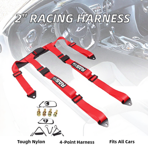 Bangcan BAG048 Fabrik-Lieferung 2 Zoll Nylon-Sicherheitsgurt <span class=keywords><strong>4</strong></span>-Punkt-Polyester-Schnalle Universeller Auto-Rennsport-Gurt Sicherheitsgurt - Product Image 2