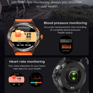 2024 Men's Smart Watch Compass Sports 3ATM Waterproof Smartwatch Health Monitoring Bluetooth Call 500 Mah Smart Watch - Product Image 5
